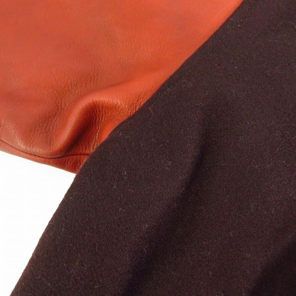 実際に弊社で買取させて頂いたCALEE/キャリー スタジャン レザー 袖切り替え /XLの画像 4枚目