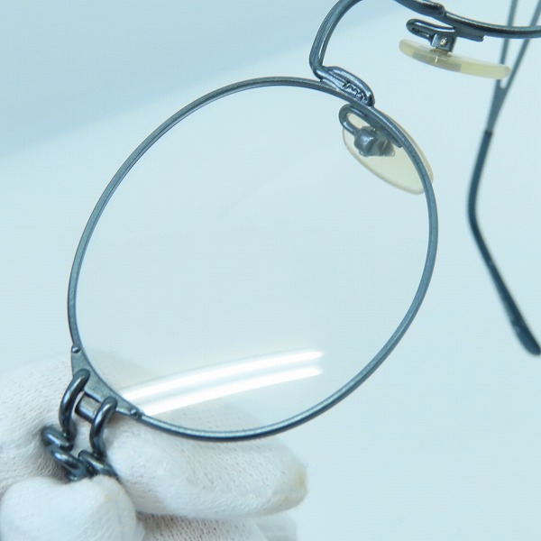 実際に弊社で買取させて頂いたJean Paul GAULTIER/ジャンポールゴルチェ ヴィンテージ メガネフレーム ブルー 55-6112の画像 9枚目