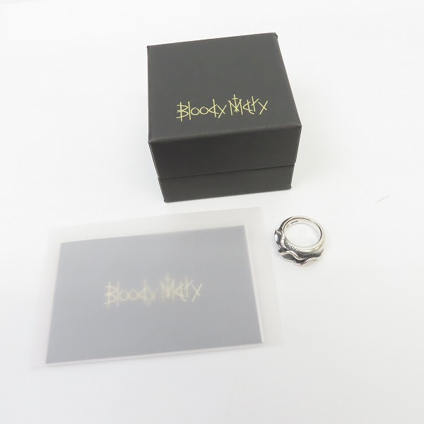 実際に弊社で買取させて頂いた【ギャラ付】Bloody Mary/ブラッディマリー マーメイドフィン リング 9号の画像 8枚目