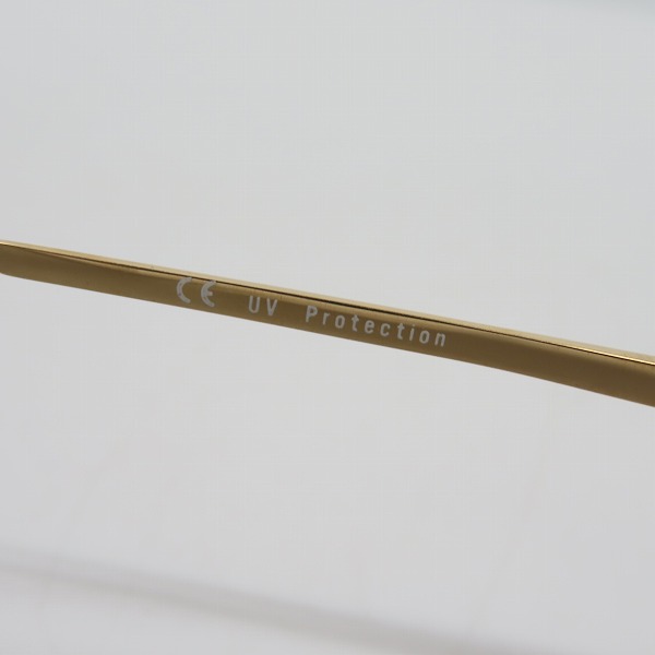 実際に弊社で買取させて頂いたJean Paul GAULTIER/ジャンポールゴルチエ ヴィンテージ バネデザイン サングラス/アイウェア ゴールド 56-5107の画像 5枚目