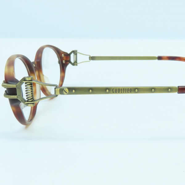 実際に弊社で買取させて頂いたJean Paul GAULTIER/ジャンポールゴルチェ ヴィンテージ メガネフレーム 55-5201の画像 8枚目