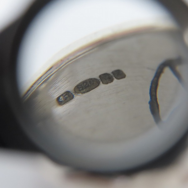 実際に弊社で買取させて頂いたCRAZY PIG/クレイジーピッグ ラージエビルスカルリング 18.5号の画像 7枚目