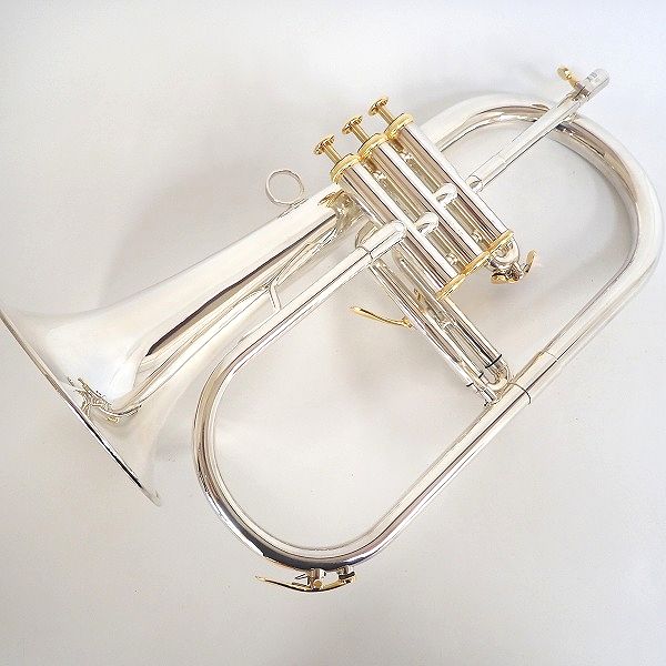 実際に弊社で買取させて頂いたXO/エックスオー HD Flugelhorn/フリューゲルホルン 銀メッキ仕上げの画像 1枚目