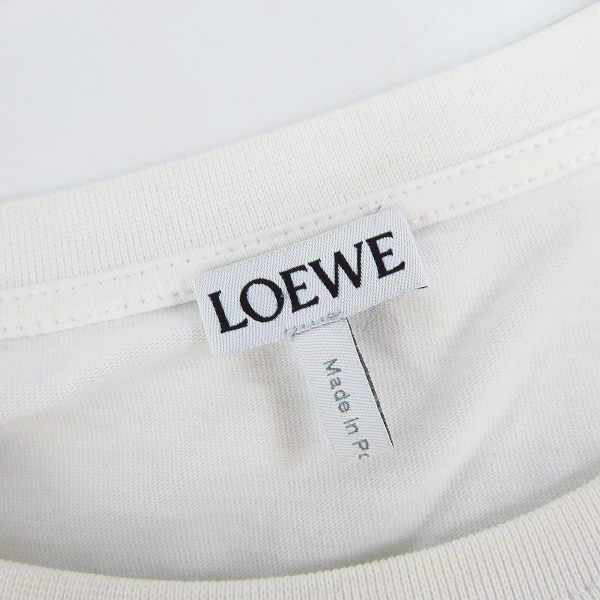 実際に弊社で買取させて頂いた【JPタグ】LOEWE/ロエベ 20SS アナグラム ロゴ刺繍 半袖/ハーフスリーブ Tシャツ/カットソー H6109230CR/XSの画像 2枚目