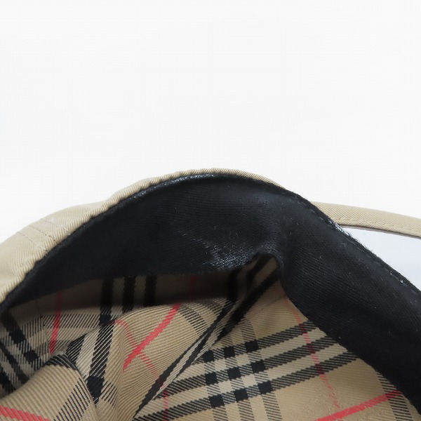 実際に弊社で買取させて頂いたBURBERRY/バーバリー キャップ クリア × チェック柄 キャップ/帽子 4078433の画像 6枚目