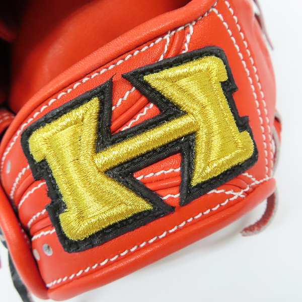 実際に弊社で買取させて頂いたHI-GOLD/ハイゴールド 心極シリーズ 硬式 二塁手・遊撃手用 グローブ/グラブ KKG-1164 の画像 6枚目