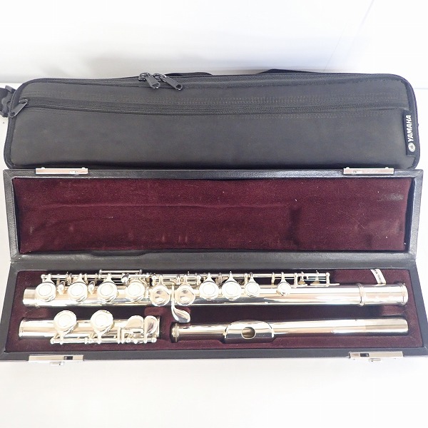実際に弊社で買取させて頂いたYAMAHA/ヤマハ YFL-211/YFL211 フルート Eメカ付き ハードケース・ケースカバー付 