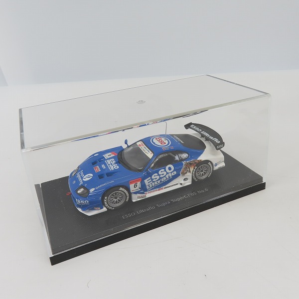実際に弊社で買取させて頂いたEBBRO/エブロ 1/43 スーパーGT 2005 エッソ ウルトラフロー スープラ ブルー #6 694 ミニカー