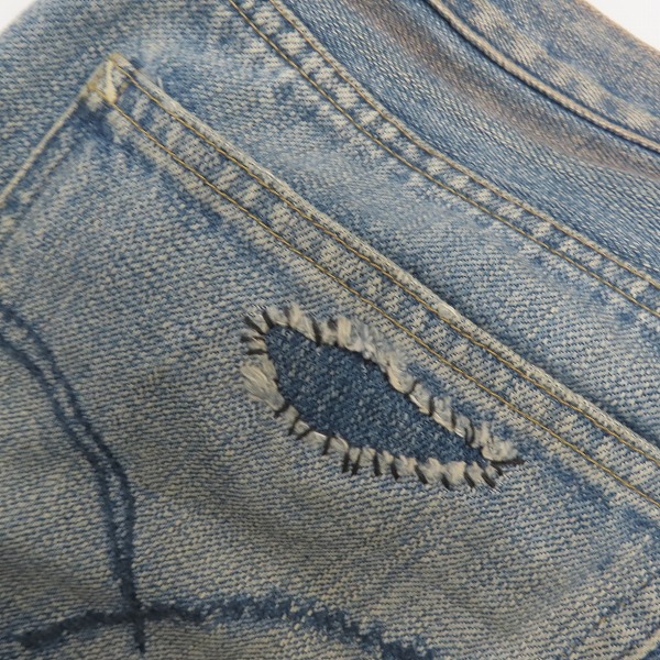 実際に弊社で買取させて頂いたBLUE BLUE/ブルーブルー デニムパンツ/ジーンズ PP24 size：30の画像 6枚目