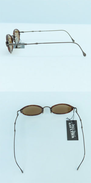 実際に弊社で買取させて頂いたJean Paul GAULTIER/ジャンポールゴルチェ サングラス ブラウン 56-0017の画像 2枚目