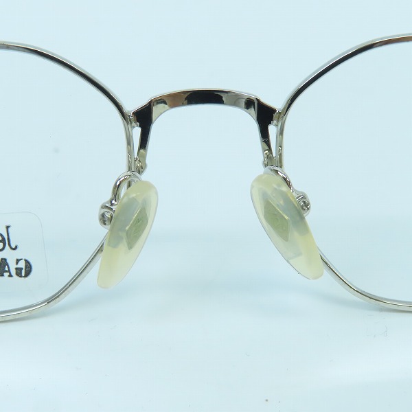 実際に弊社で買取させて頂いたJean Paul GAULTIER/ジャンポールゴルチェ ヴィンテージ メガネフレーム シルバー 55-6106の画像 4枚目