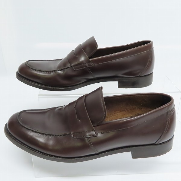 実際に弊社で買取させて頂いたGIORGIO ARMANI/ジョルジオアルマーニ コインローファー/UK9.5の画像 3枚目