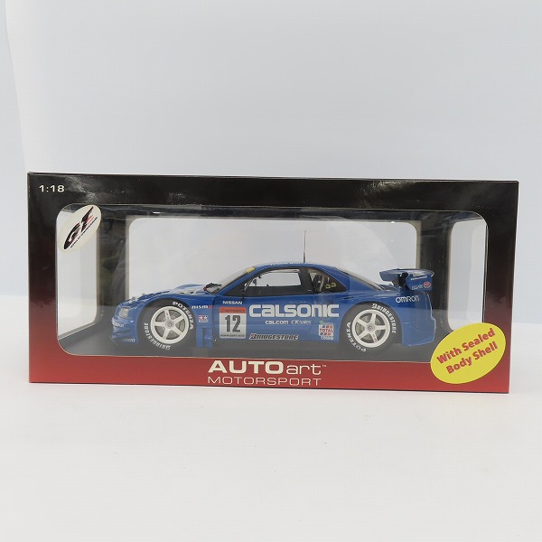 実際に弊社で買取させて頂いたAUTOart/オートアート 1/18 2003 JGTC GT500 CALSONIC SKYLINE #12 ミニカーの画像 7枚目