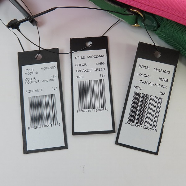 実際に弊社で買取させて頂いた【未使用】MARC BY MARC JACOBS/マークバイマークジェイコブス タブレットケース 縦型/横型 ピンク/グリーン/総柄 3点セットの画像 7枚目