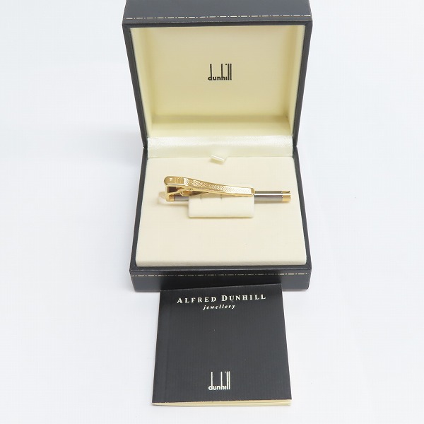 実際に弊社で買取させて頂いたdunhill/ダンヒル メタリック系×ゴールド ネクタイピン の画像 4枚目