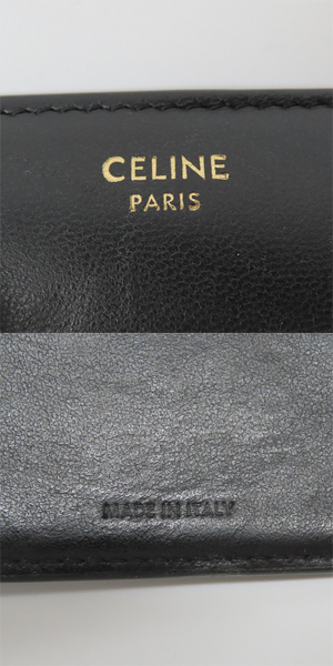 実際に弊社で買取させて頂いたCELINE/セリーヌ Triomphe/トリオンフ スモールフラップ ウォレット 10D783BZG.38NOの画像 5枚目