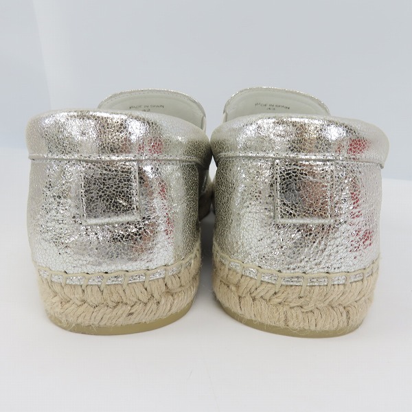 実際に弊社で買取させて頂いたJIMMY CHOO/ジミーチュウ エナメル  スリッポン スタースタッズ エスパドリーユ VLAD/42の画像 1枚目