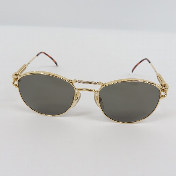 実際に弊社で買取させて頂いたJean Paul GAULTIER/ジャンポールゴルチエ ヴィンテージ バネデザイン サングラス/アイウェア ゴールド 56-5107