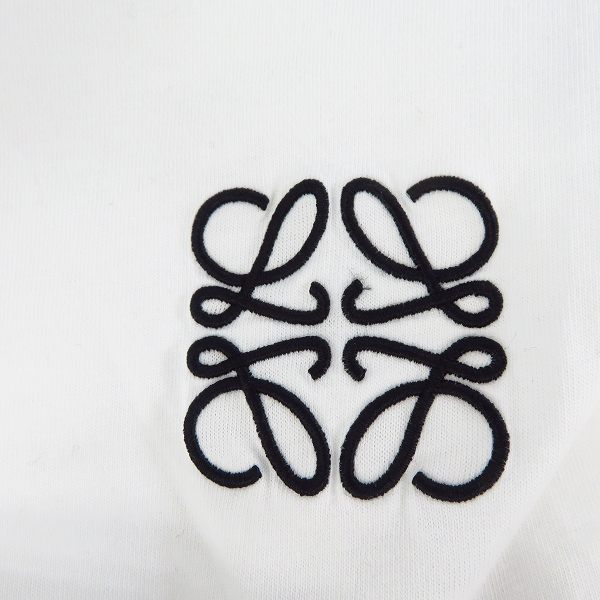 実際に弊社で買取させて頂いた【JPタグ】LOEWE/ロエベ 20SS アナグラム ロゴ刺繍 半袖/ハーフスリーブ Tシャツ/カットソー H6109230CR/XSの画像 6枚目