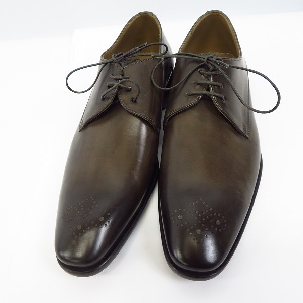 実際に弊社で買取させて頂いたHUGO BOSS/ヒューゴボス メダリオン レザーシューズ 7