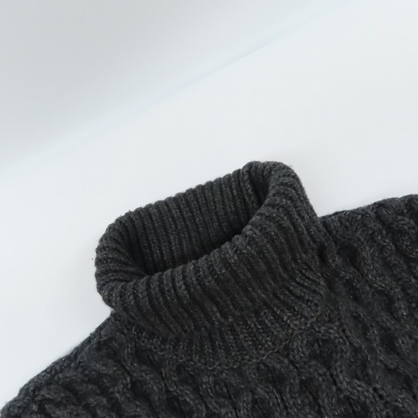 実際に弊社で買取させて頂いたDIESEL BLACK GOLD/ディーゼル ブラックゴールド タートルネックハイゲージニット/size：Mの画像 5枚目