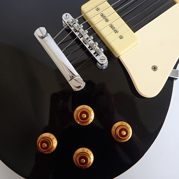 実際に弊社で買取させて頂いた★Epiphone/エピフォン Custom Shop Limited Edition Les Paul 56 EBONY/レスポール ソフトケース付の画像 6枚目