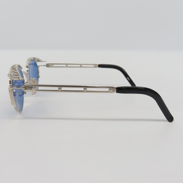 実際に弊社で買取させて頂いたJean Paul GAULTIER/ジャンポールゴルチエ ヴィンテージ ロゴ型抜きデザイン サングラス/アイウェア 56-5102の画像 1枚目