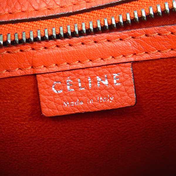 実際に弊社で買取させて頂いたCELINE/セリーヌ ナノ ラゲージバッグ / ベビードラムドカーフスキンの画像 4枚目