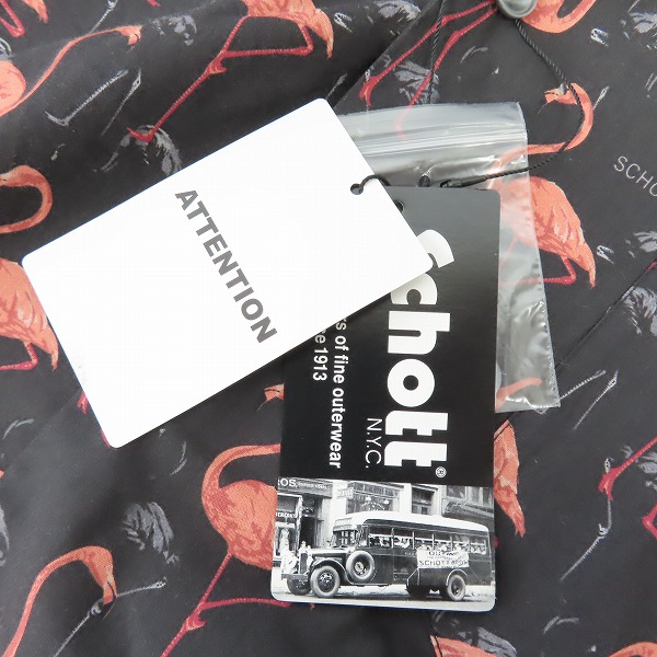 実際に弊社で買取させて頂いた【未使用】Schott/ショット アロハシャツ 3115055/size：XLの画像 3枚目