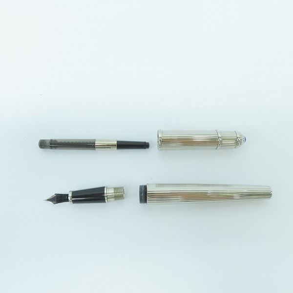 実際に弊社で買取させて頂いたCartier/カルティエ DIABOLO DE CARTIER/ディアボロ ドゥ カルティエ ペン先 18K-750 万年筆  ST180016 替えインク付きの画像 5枚目