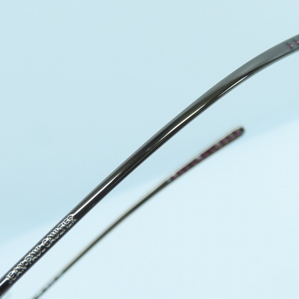 実際に弊社で買取させて頂いたJean Paul GAULTIER/ジャンポールゴルチェ ハーフリム サングラス 56-0119の画像 8枚目