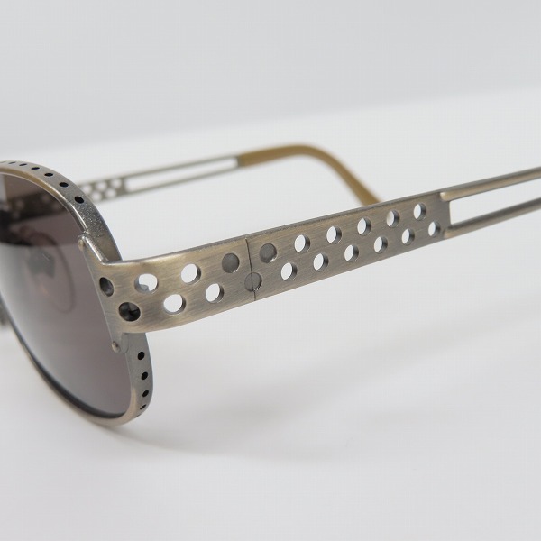 実際に弊社で買取させて頂いたJean Paul GAULTIER/ジャンポールゴルチエ ヴィンテージ パンチングデザイン サングラス/アイウェア 56-7115の画像 6枚目