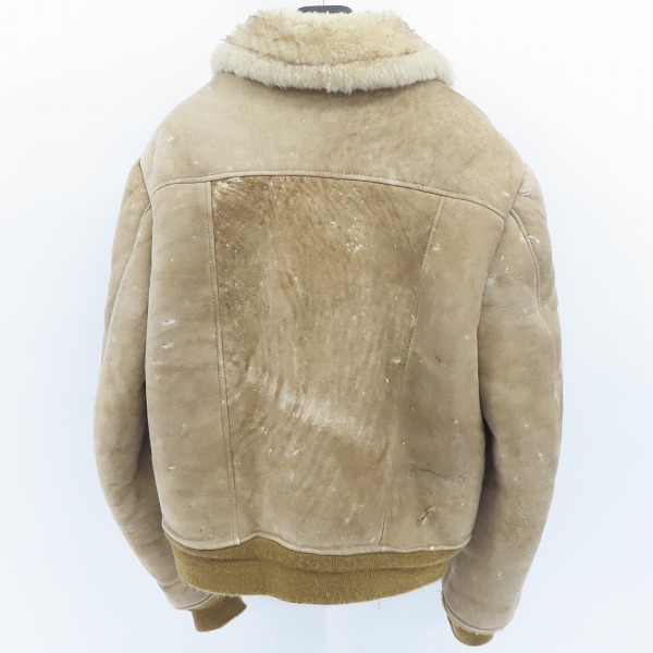 実際に弊社で買取させて頂いたSchott/ショット B-6 ムートンレザーフライトジャケット/36の画像 1枚目