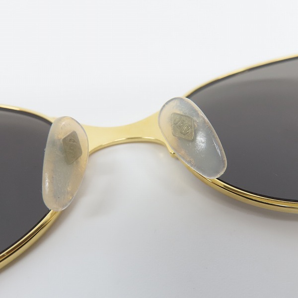 実際に弊社で買取させて頂いたJean Paul GAULTIER/ジャンポールゴルチエ ヴィンテージ オーバルフレーム サングラス/アイウェア ゴールド 56-5106の画像 3枚目
