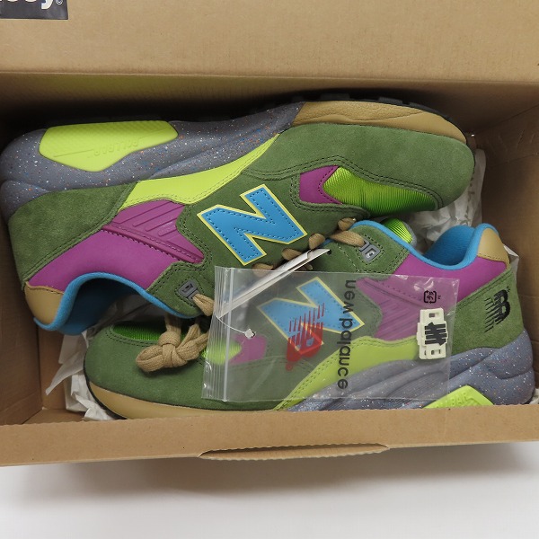 実際に弊社で買取させて頂いた【未使用】NEW BALANCE×STUSSY×HECTIC×UNDEFEATED/ニューバランス 他 PESTO MT580 PT /29Dの画像 6枚目