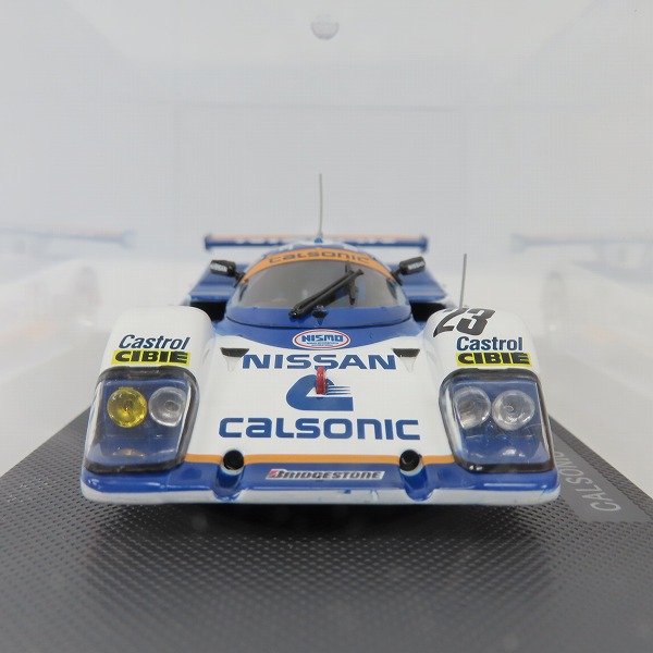 実際に弊社で買取させて頂いたEBBRO/エブロ  1/43 CALSONIC NISSAN/カルソニック 日産 R88C Le Man's 198 680 ＃23 ミニカーの画像 4枚目