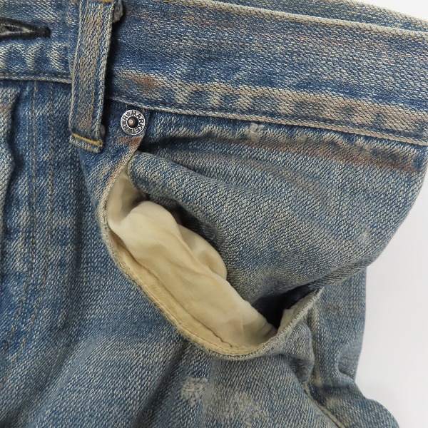 実際に弊社で買取させて頂いたBLUE BLUE/ブルーブルー デニムパンツ/ジーンズ PP24 size：30の画像 8枚目