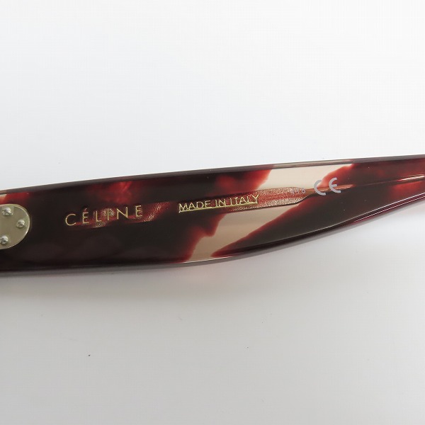 実際に弊社で買取させて頂いたCELINE/セリーヌ 度入り/眼鏡 メガネフレーム/アイウェア CL400091の画像 4枚目