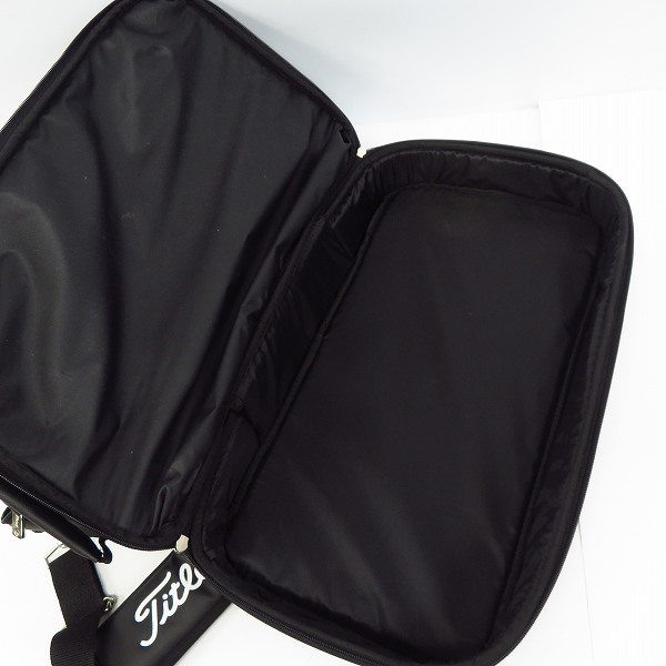 実際に弊社で買取させて頂いたTitleist/タイトリスト 2層式ボストンバッグ/ショルダー ブラック AJBB67の画像 5枚目