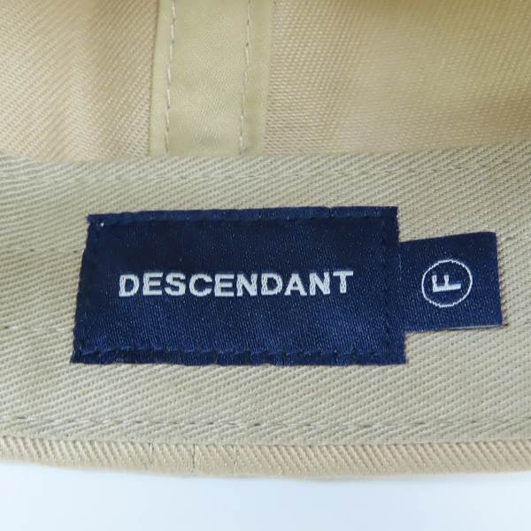 実際に弊社で買取させて頂いたDESCENDANT /ディセンダント 19AW BARKELEY MIAMI CAP 6パネルキャップの画像 5枚目