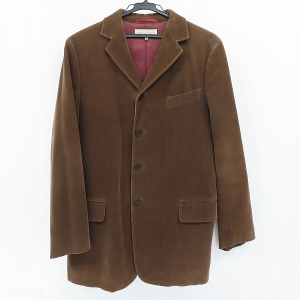 実際に弊社で買取させて頂いたDRIES VAN NOTEN/ドリスヴァンノッテン コーデュロイ3Bジャケット/46