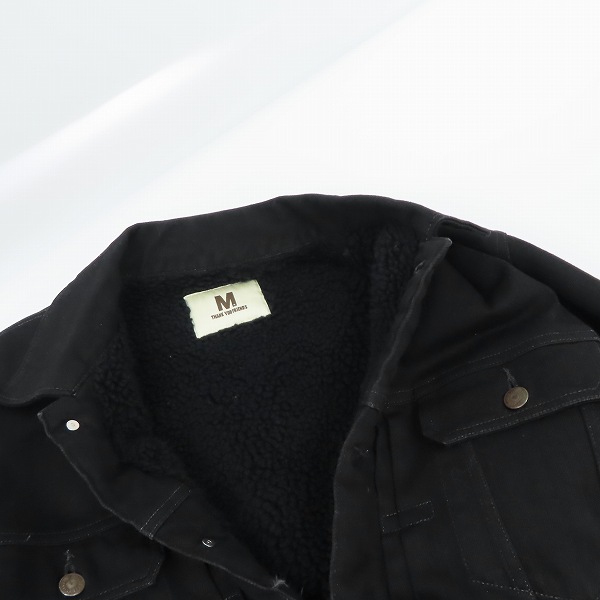 実際に弊社で買取させて頂いたM/エム THANK YOU FRIENDS 内ボア デニムジャケット/Lの画像 5枚目