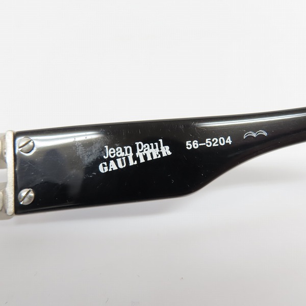 実際に弊社で買取させて頂いたJean Paul GAULTIER/ジャンポールゴルチエ ヴィンテージ ボルトデザイン サングラス/アイウェア 56-5204の画像 4枚目