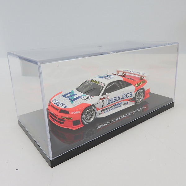 実際に弊社で買取させて頂いたEBBRO/エブロ 1/43 NISSAN 日産 ユニシア ジェックス スカイラインR33 JGTC 1998 #3 44194