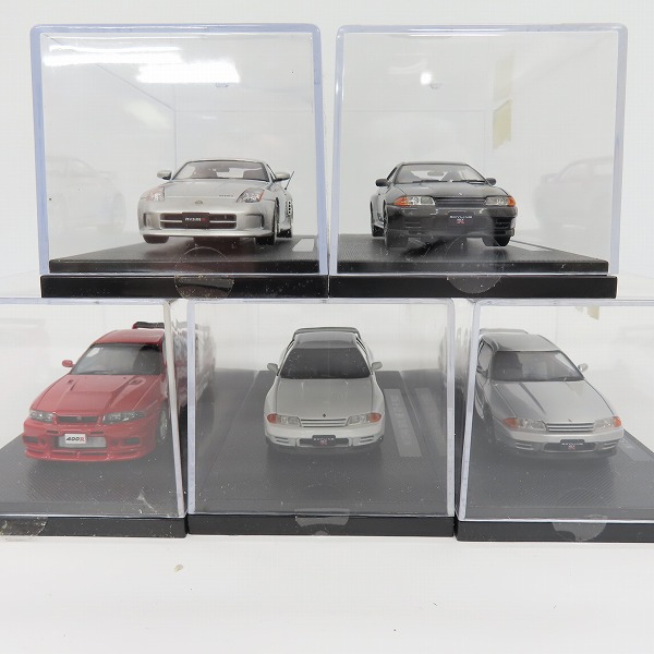 実際に弊社で買取させて頂いたEBBRO/エブロ 1/43 NISSAN スカイライン GT-R(R32)/NISOMO FAIRLADY Z等/675/759/708/760/761/5点セットの画像 4枚目