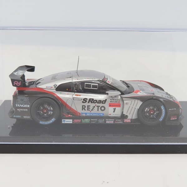 実際に弊社で買取させて頂いたEBBRO/エブロ 1/43 SUPER GT500 2012 No.1 S Road MOLA GT-R Low Down Force #1 44852 ミニカーの画像 3枚目
