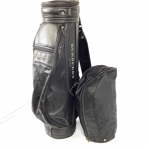 実際に弊社で買取させて頂いた【観賞用】BURBERRY GOLF/バーバリー 6分割キャディバッグの画像 1枚目