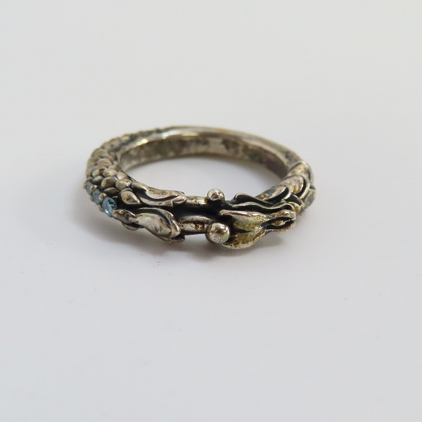 実際に弊社で買取させて頂いた【ギャラ付き】Bloody Mary/ブラッディマリー 四神-青龍 リング w/ブルーダイヤモンド/13号の画像 1枚目