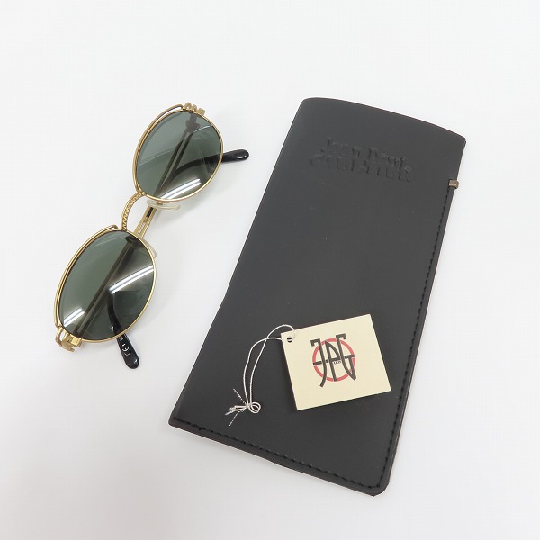 実際に弊社で買取させて頂いたJean Paul GAULTIER/ジャンポールゴルチエ ヴィンテージ オーバルブリッジデザイン サングラス/アイウェア 58-6104の画像 9枚目