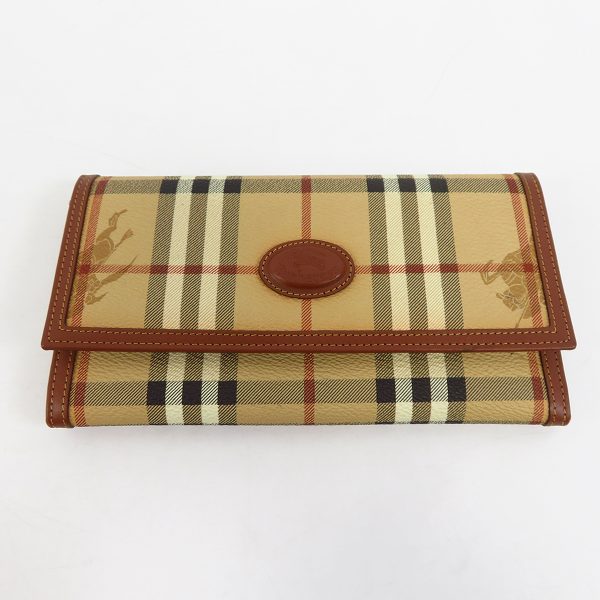 実際に弊社で買取させて頂いたBurberrys/バーバリーズ シャドーホース ノバチェック 長財布 二つ折り 